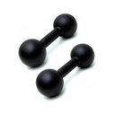 Ver imagem 1 de Par de Halteres de Ferro Fundido Pintado - 2 Kg