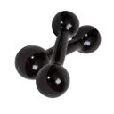 Ver imagem 1 de Par de Halteres Revestidos - 6 Kg