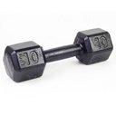 Ver imagem 1 de Halter Sextavado de Ferro Fundido Pintado - 10 Kg