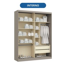Guarda-roupa Casal 2 Portas Elegance - 5
