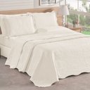 Ver imagem 1 de Colcha Queen Bouti dupla Face 03 Peças - Branca