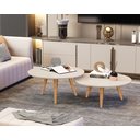 Ver imagem 1 de Kit Mesas Centro Off White