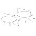 Ver imagem 3 de Kit Mesas Centro Off White