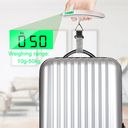 Ver imagem 2 de Balança Portátil de Bagagem Digital Display Lcd - Preto Prata