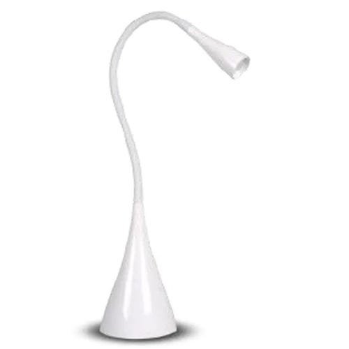 Luminária De Mesa Branca Articulável Led Veneza Touch G20 - 1