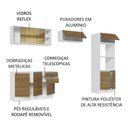 Ver imagem 5 de Armário de Cozinha Completa 100% MDF 270cm Branco/Rustic Acordes Madesa 08