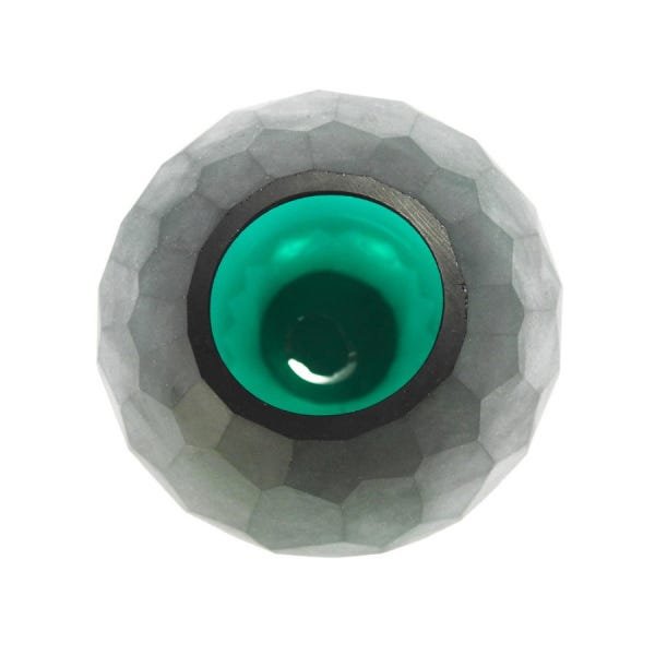 Vaso de Cristal Fosco Green Medium - 2