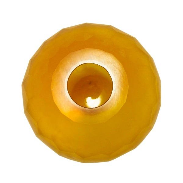 Vaso de Cristal Fosco Ambar Short - 3