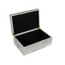 Caixa Decorativa Carrara Off White Gold M - 2
