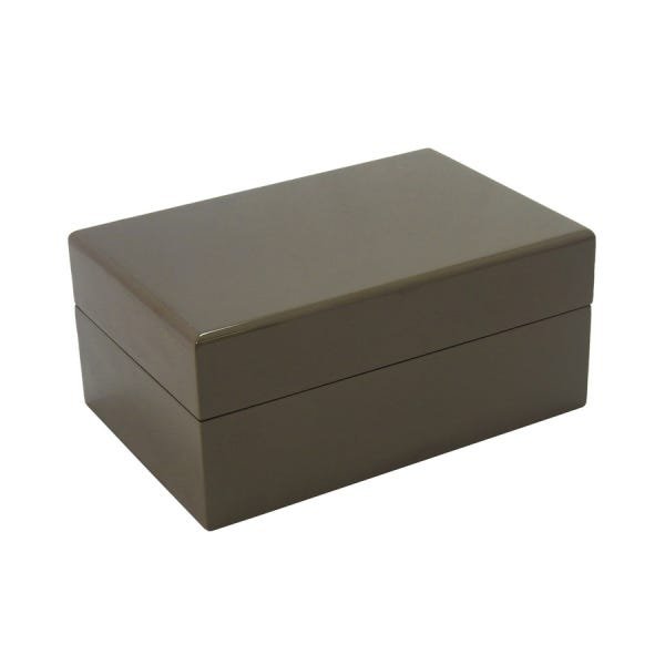 Caixa Decorativa Laca Gris P - 1