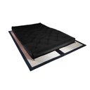 Ver imagem 1 de Colchão Futon Casal Dobrável Sofa Cama Preto