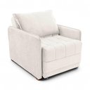 Ver imagem 4 de Poltrona Cama Reclinável Retrátil Viena Boucle Confortável Bege Loja Sheep