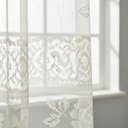 Ver imagem 2 de Cortina Pia/Balcão/Banheiro/Cozinha Renda Varias Estampas:Valencia Marfim