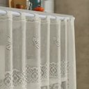Ver imagem 6 de Cortina Pia/Balcão/Banheiro/Cozinha Renda Varias Estampas:Valencia Marfim