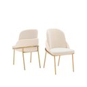 Ver imagem 6 de Conjunto Sala de Jantar Liz Tampo Elipse com Vidro Orgânico 218cm com 8 Cadeiras Vitta