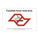 Ver imagem 1 de Adesivos Sinalização Proibido Fumar 20x30 Cm - Kit com 10 Unidades