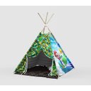 Ver imagem 1 de Cabaninha Tenda Infantil para Festa Pijama Barraca Toca Cabana