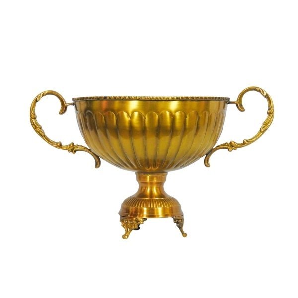 Centro de Mesa om Pedestal Gold Queen - 1
