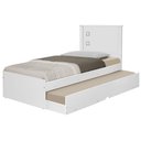 Ver imagem 5 de Cama Solteiro Bibox Barcelona Flex Branco Preto Tebarrot