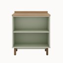 Ver imagem 4 de Balcão 2 Portas Americano Provençal 100% MDF com Tampo Iluminata Verde/Mint/Ébano Fosco