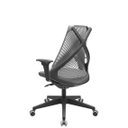 Ver imagem 3 de Cadeira de Escritório Presidente Tela Bix Autocompensador Plaxmetal Estrutura Preta e Assento e Enco