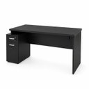 Ver imagem 3 de Mesa de Escritório Diretor Executiva 165x70cm com Armário, Gaveta com Fechadura, 2 Prateleiras
