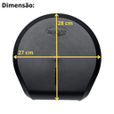 Ver imagem 6 de Dispenser Porta Papel Higiênico Rolão New Classic Preto