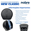 Ver imagem 7 de Dispenser Porta Papel Higiênico Rolão New Classic Preto