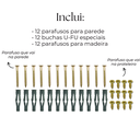 Ver imagem 4 de Quatro Suportes de Parede 30cm Mão Francesa Design em L Cantoneira para Prateleira Branco