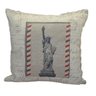CAPA ALMOFADA 45 x 45 cm TEMAS LONDRES, PARIS, NEW YORK - ESTATUA LIBERDADE - 1