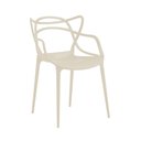 Ver imagem 1 de Cadeira Allegra Solna Masters Sala Jantar Nude Kit 2 Un