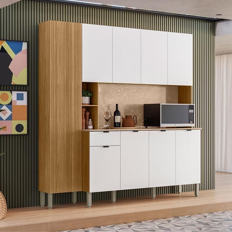 Kit Cozinha Pulse Freijó Ártico Riscatto - Kits Paraná