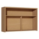 Ver imagem 3 de Cozinha Modulada Nesher Condessa Armário Condessa C/ 1 Porta Basculante 120cm Carvalho/cinza -