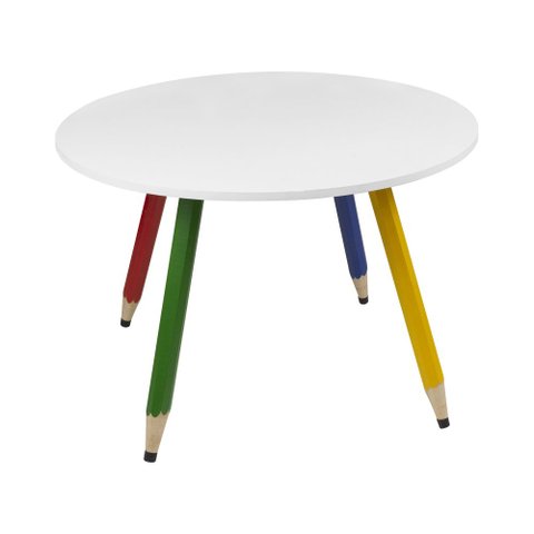 Mesa Redonda Infantil Pé Lápis Atividades para Crianças B3