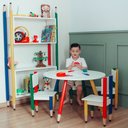 Ver imagem 2 de Mesa Redonda Infantil Pé Lápis Atividades para Crianças B3