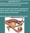 Ver imagem 5 de Incensário Madeira Órus Fadinha.verde Suporte Palo Santo Queima Ponta