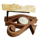 Ver imagem 3 de Incensário Madeira Órus Fadinha.verde Suporte Palo Santo Queima Ponta