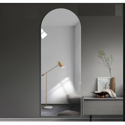 Espelho lapidado Arco Janelinha Iluminado com LED Quente - 60x150cm - 4