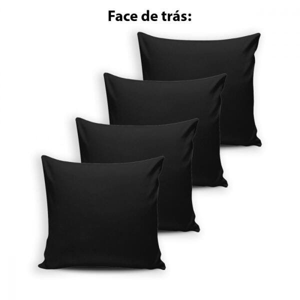 Kit 4 Almofadas Cheias Modern Print (Espuma) 42 x 42 - 013 - 6