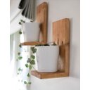 Ver imagem 1 de 2 Prateleiras Suportes para Vasos com Itens para fixação em parede