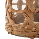 Ver imagem 6 de Vaso de Vidro e Fibra Natural P 9x15cm Rojemac