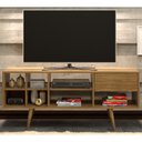 Ver imagem 2 de Rack para Tv 55 Polegadas 7 Nichos R1462 Natural Tecno Mobili