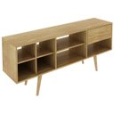 Ver imagem 3 de Rack para Tv 55 Polegadas 7 Nichos R1462 Natural Tecno Mobili