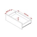 Ver imagem 5 de Rack para Tv 55 Polegadas 7 Nichos R1462 Natural Tecno Mobili