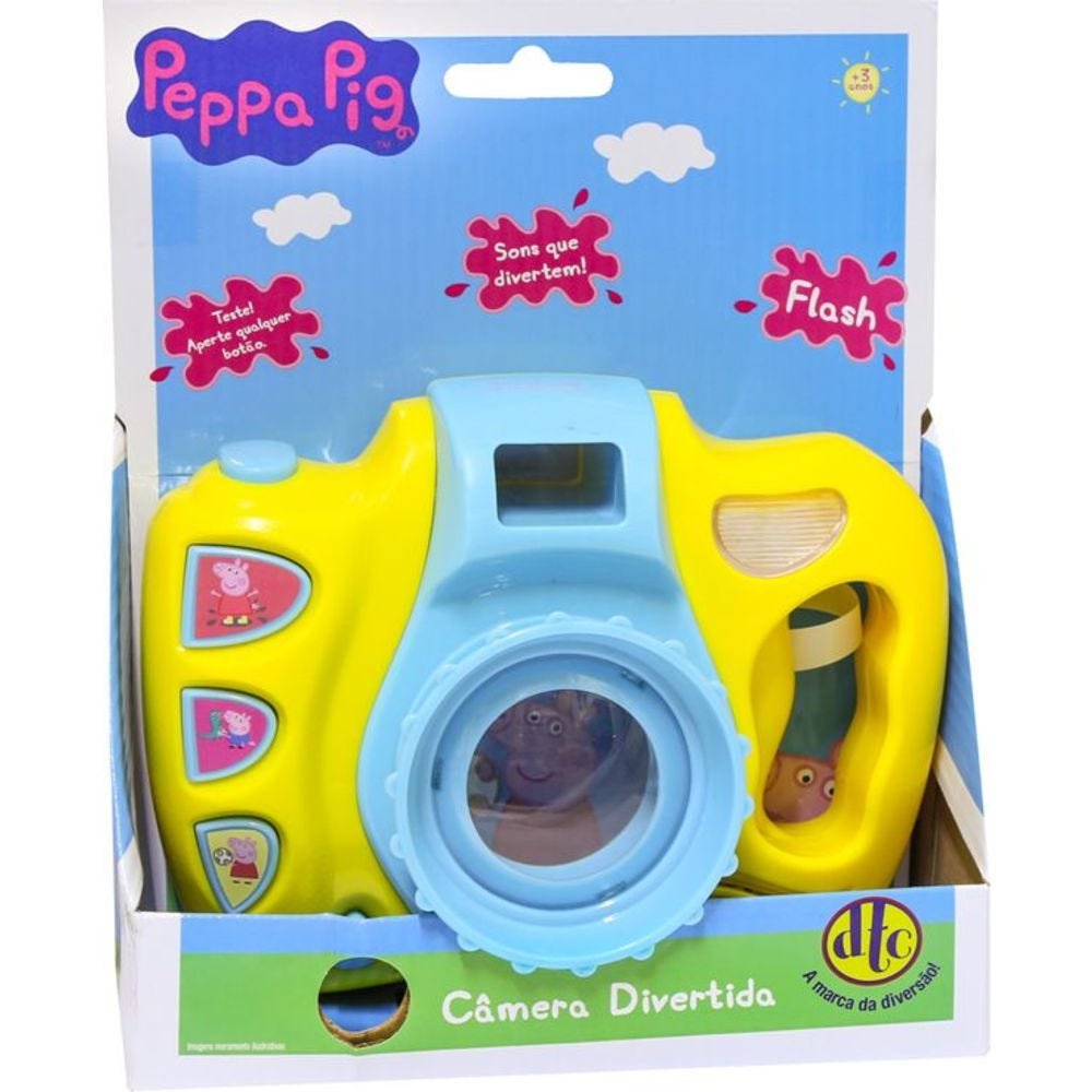 Câmera Divertida Peppa MadeiraMadeira