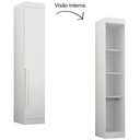 Ver imagem 2 de Guarda Roupa Modulado Individual Orion Branco 1 Porta Leifer Móveis