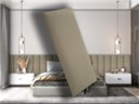 Ver imagem 2 de Kit 18 Placas Cabeceira Estofada para Cama Box - Módulo 20 Cm X 60 Cm:bege