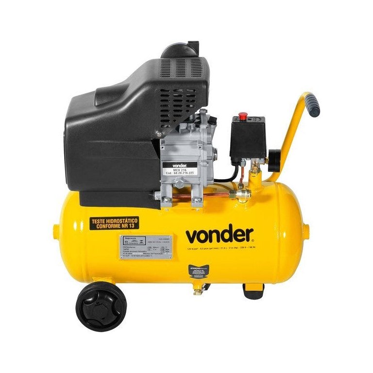 Compressor De Ar 21,6l Mcv216 120 Lbf Vonder 220V