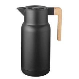 Garrafa Termica Wood Fashion Preta 1 Litro Termopro TP6551 - 1