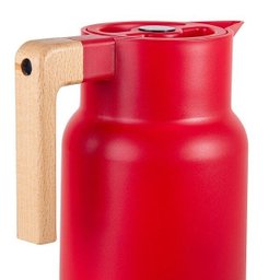 Garrafa Termica Wood Fashion Vermelha 1 Litro Termopro TP6549 - 4